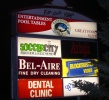backlit sign