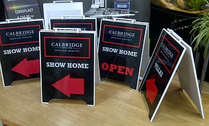 A-frame Crezon sandwich boards - Calgary