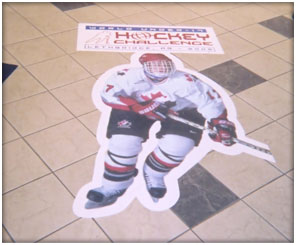 Calgary Floor Vinyl Decal