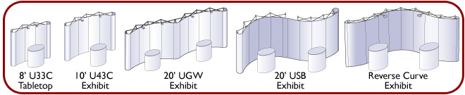 Pop up type exhibition display in Calgary