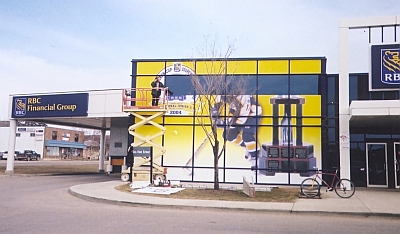 Custom window signage